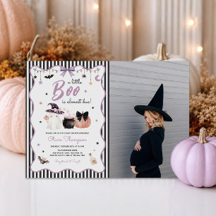 ハロウィン おばけ ベビーシャワー 写真 招待状