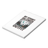 ハロウィン おばけ ヴィンテージ 墓場 Tシャツ_1 ノートパッド (回転)