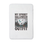 ハロウィン おばけ ヴィンテージ 墓場 Tシャツ_1 バスマット (正面縦)