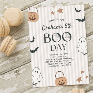 ハロウィン おばけ 子供 誕生日パーティー 招待状