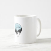 ハロウィン おばけ 怖い 森 月 ヴィンテージ_1 コーヒーマグカップ (正面右)