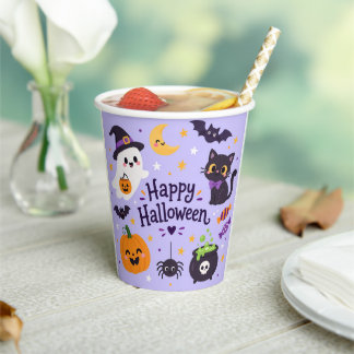 ハロウィン おばけ 紙コップ