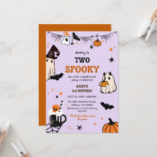 ハロウィン おばけ 誕生日 2歳 可愛い 招待状