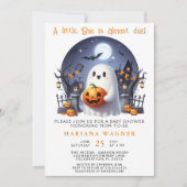 ハロウィン おばけ 赤ちゃんの命名・お披露目会 招待状 (正面)