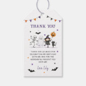 ハロウィン おばけ 1歳の誕生日 女の子 ギフトタグ (正面)