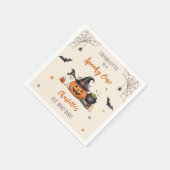 ハロウィン おばけ 1歳の誕生日 女の子 スタンダードカクテルナプキン (角)