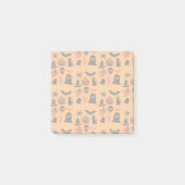 ハロウィン おばけ Post-it メモ 黒 オレンジ ポストイット (正面)