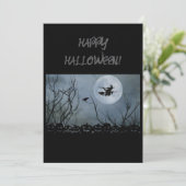 ハロウィン おめでとう グリーティング カード (スタンド正面)