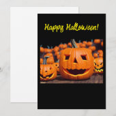 ハロウィン おめでとう グリーティング カード (正面/裏面)