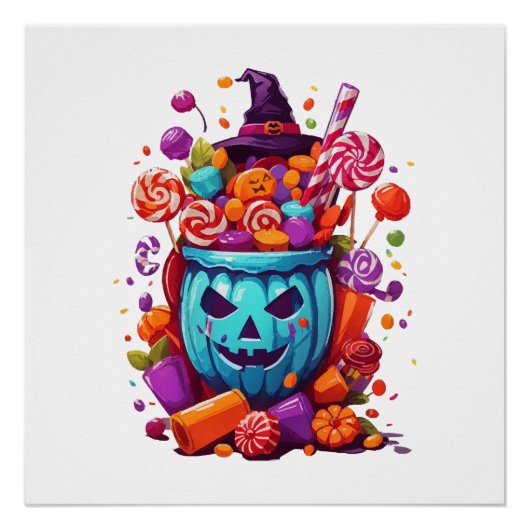 ハロウィン おもしろい  ポスター (正面)