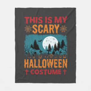 ハロウィン おもしろい 墓場 月 グラフィック フリースブランケット