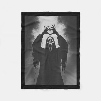 ハロウィン おもしろ おばけ ハンドハートサイン Soky コスチューム フリースブランケット