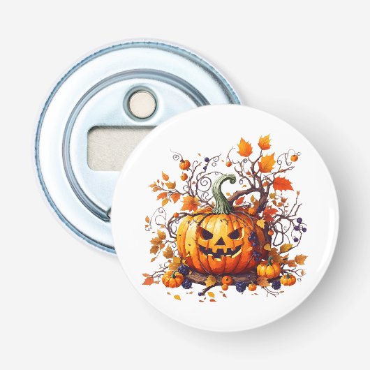 ハロウィン おもしろ かぼちゃ 秋 栓抜き (正面)