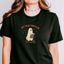 ハロウィン おもしろ スクーター ゴースト カップル おそろいTシャツ