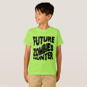 ハロウィン おもしろ 未来のゾンビハンター Tシャツ (正面フル)