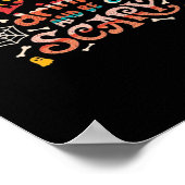 ハロウィン おもしろ 飲んで食べて怖がらせて 必需品 C ポスター (角)