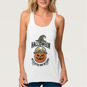 ハロウィン おもしろ 魔女 キャンディ かぼちゃ Tシャツ デザイン 1