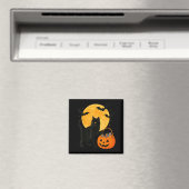 ハロウィン おもしろ 黒猫 パンプキン お菓子 マグネット (インサイチュ (食洗機))