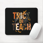 ハロウィン おもしろ Tシャツ 先生 Trick Or Teach マウスパッド (マウス)