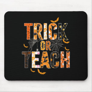 ハロウィン おもしろ Tシャツ 先生 Trick Or Teach マウスパッド