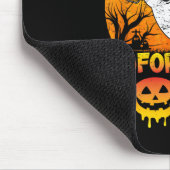 ハロウィン お化けが大好きな幽霊 怖いものなしTシャツ マウスパッド (コーナー)