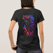 ハロウィン お化けの木 デザイン Tシャツ (裏面)