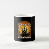 ハロウィン お化け城のCh Meow_1 コーヒーマグカップ (中央)