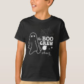 ハロウィン お化け家族 白 ボーイズ Tシャツ (正面)