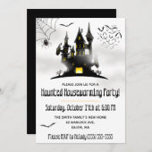 ハロウィン お化け屋敷の引っ越しパーティー 招待状 (正面/裏面)