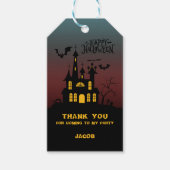 ハロウィン お化け屋敷 ありがとう ギフトタグ (正面)