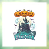ハロウィン お化け屋敷 かぼちゃ 幽霊_1 ウィンドウサイン (シート3)
