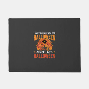 ハロウィン お化け屋敷 ゴースト 月 デザイン 幽霊 怖い おもしろ グッズ ドアマット