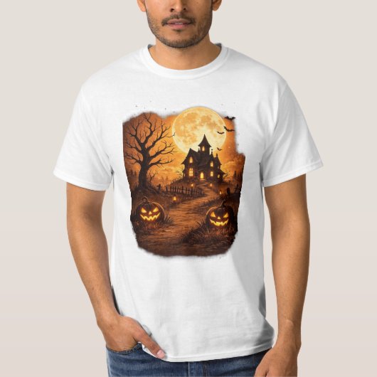 ハロウィン お化け屋敷 スケアイベント Tシャツ (正面)