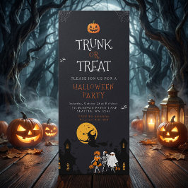 ハロウィン お化け屋敷 トランク・オア・トリート 招待状