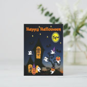 ハロウィン お化け屋敷 ポストカード (スタンド正面)