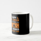 ハロウィン お化け屋敷 引用 コーヒーマグカップ (正面右)
