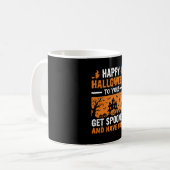 ハロウィン お化け屋敷 引用 コーヒーマグカップ (正面左)