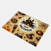 ハロウィン お化け屋敷 楽しい スパイシー ミックス ドアマット (アングル)