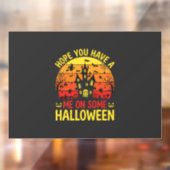 ハロウィン お化け屋敷 面白い デザイン ウィンドウサイン (シート2)