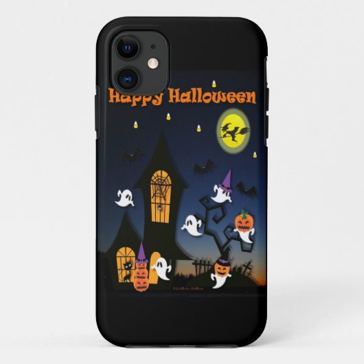 ハロウィン お化け屋敷 Case-Mate iPhoneケース (裏面)