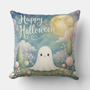 ハロウィン お化け かわいい パステル ガーデン クッション