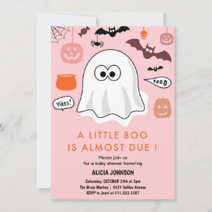 ハロウィン お化け ベビーシャワー 招待状