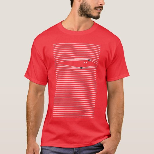 ハロウィン お化け メンズTシャツ あなたを見てる Tシャツ (正面)