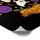 ハロウィン お化け 67 ナンバー 67 ６ ７ ミーム おもしろ ポスター (角)