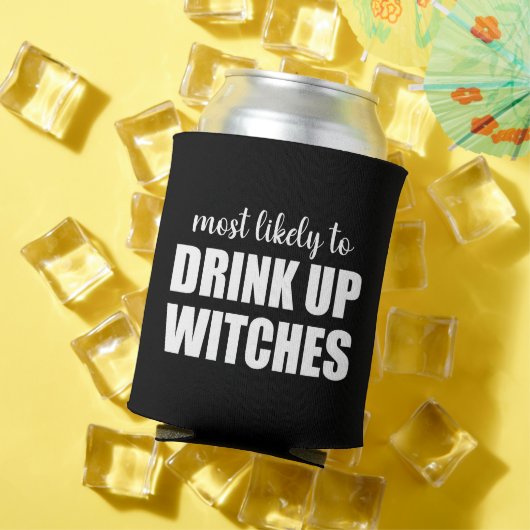 ハロウィン+お茶目な魔法使いの飲んべえ 缶クーラー (インサイチュ 夏)