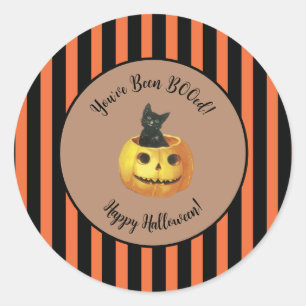 ハロウィン お菓子にCute You've Been BOOed ラウンドシール