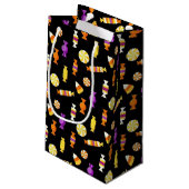 ハロウィン お菓子のパターン ペーパー スモールペーパーバッグ (裏面アングル)
