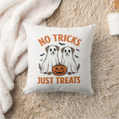 ハロウィン お菓子をあげる ゴースト犬 面白い おばけ クッション (ブランケット)
