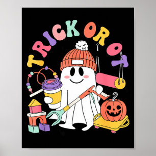 ハロウィン お菓子をくれなきゃいたずら Occupational Therast ゴースト トリック ポスター