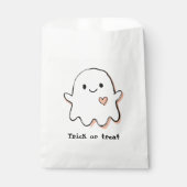 ハロウィン お菓子袋 かわいいおばけ フェイバーバッグ (正面)